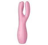 Stimulateur de clitoris Threesome 3 Satisfyer 14cm Rose Stimulateur de clitoris Threesome 3 Satisfyer 14cm Rose