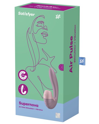 Stimulateur de clitoris Supernova Satisfyer Mauve