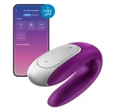 Double stimulateur connecté Double Fun Satisfyer Violet Double stimulateur connecté Double Fun Satisfyer Violet