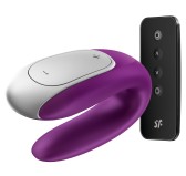 Double stimulateur connecté Double Fun Satisfyer Violet Double stimulateur connecté Double Fun Satisfyer Violet