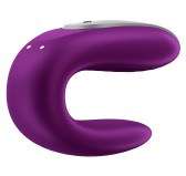 Double stimulateur connecté Double Fun Satisfyer Violet Double stimulateur connecté Double Fun Satisfyer Violet
