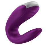 Double stimulateur connecté Double Fun Satisfyer Violet Double stimulateur connecté Double Fun Satisfyer Violet