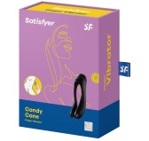 Vibromasseur polyvalent Candy Cane Satisfyer 11cm Vibromasseur polyvalent Candy Cane Satisfyer 11cm
