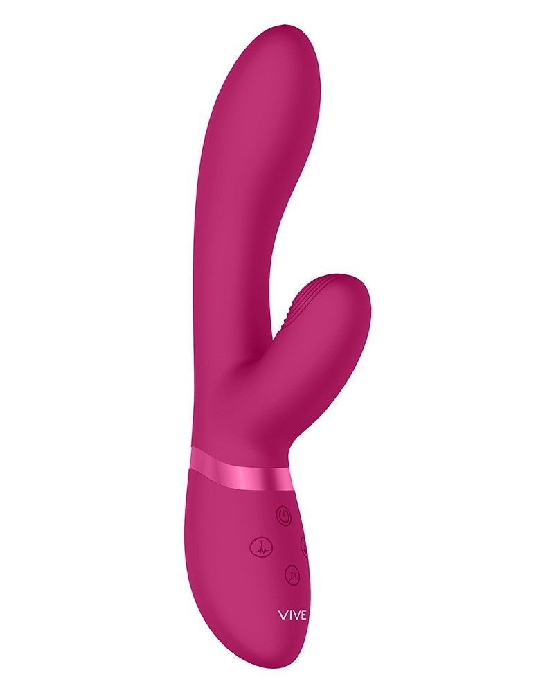 Vibro Rabbit Kyra 21 x 3.5cm Rose