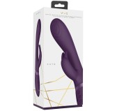 Vibro Rabbit Cato 21 x 3.6cm Violet