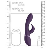 Vibro Rabbit Cato 21 x 3.6cm Violet Vibro Rabbit Cato 21 x 3.6cm Violet