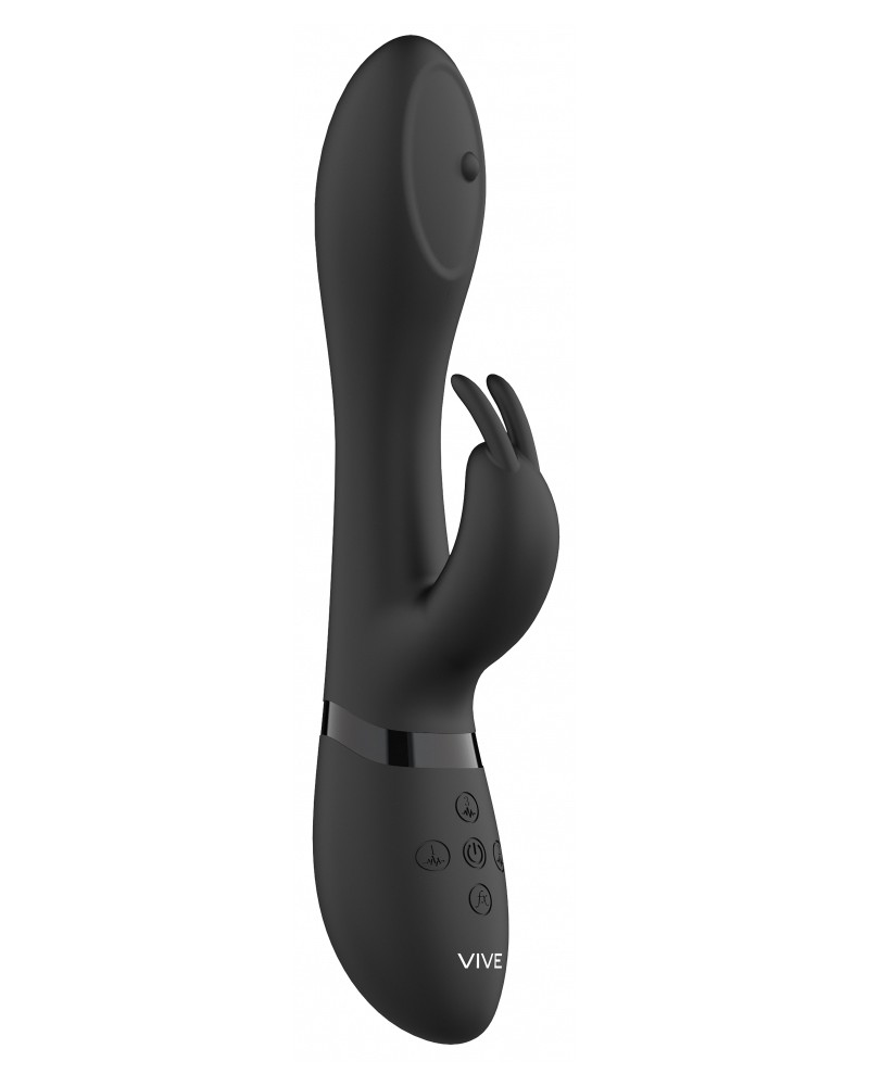 Vibro Rabbit Mira 21 x 3.5cm Noir