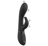 Vibro Rabbit Cato 21 x 3.6cm Noir