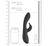 Vibro Rabbit Cato 21 x 3.6cm Noir