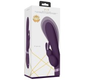 Vibro Rabbit gonflable Taka 22 x 6cm Violet