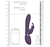 Vibro Rabbit gonflable Taka 22 x 6cm Violet