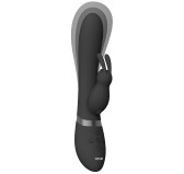 Vibro Rabbit gonflable Taka 22 x 6cm Noir