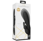 Vibro Rabbit gonflable Taka 22 x 6cm Noir