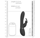 Vibro Rabbit gonflable Taka 22 x 6cm Noir