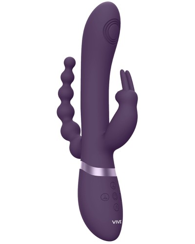 Vibro Rabbit 3 en 1 Rini Violet