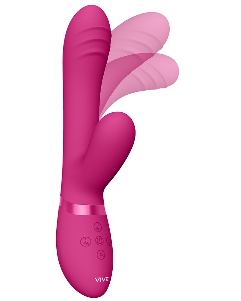 Vibro Rabbit Tani 22 x 3.5cm Rose Vibro Rabbit Tani 22 x 3.5cm Rose