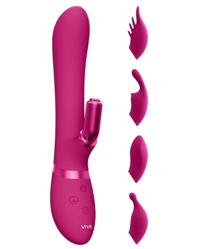 Vibro Rabbit Chou 23 x 3.5cm Rose