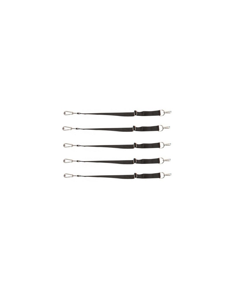 Set de 5 Bandes ajustables avec mousquetons 1 mètre Set de 5 Bandes ajustables avec mousquetons 1 mètre