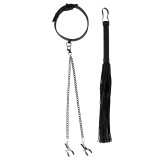 Ensemble Pince-Tétons et Martinet Vegan Fetish Ensemble Pince-Tétons et Martinet Vegan Fetish