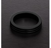 Cockring Ribbed Triune Noir 10mm