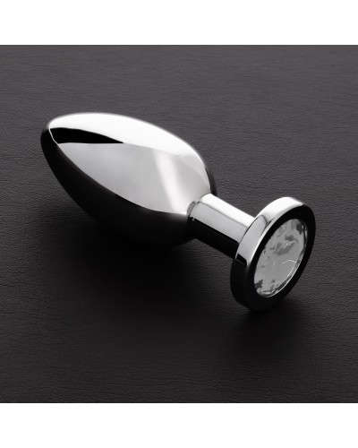 Plug bijou anal Butty M 6.5 x 3cm Transparent