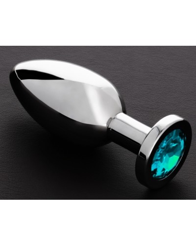 Plug bijou anal Butty L 9 x 3.8cm Bleu clair
