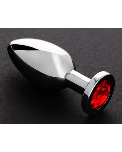 Plug bijou anal Butty M 6.5 x 3cm Rouge
