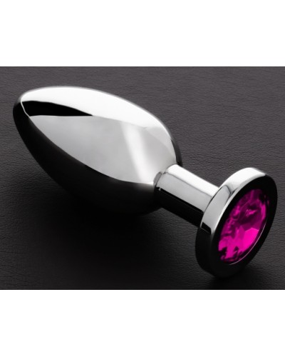 Plug bijou anal Butty M 6.5 x 3cm Rose