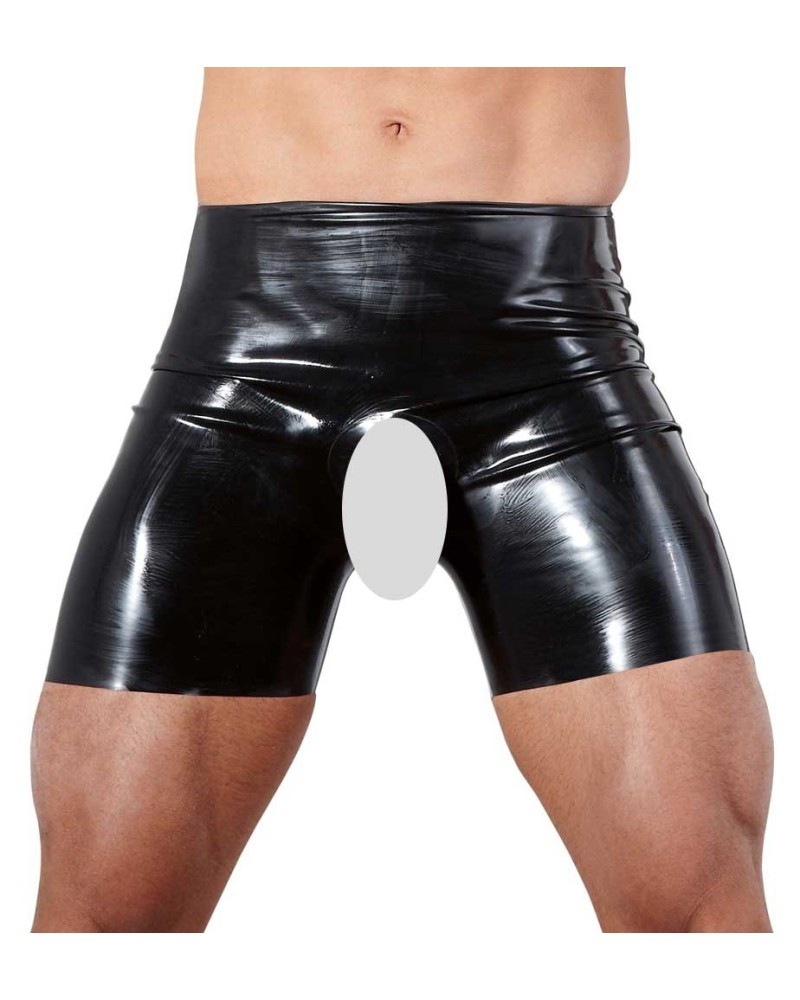 Short en latex avec Ouverture