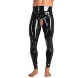 Caleçon long en latex avec Ouverture pénienne