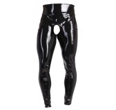 Caleçon long en latex avec Ouverture pénienne