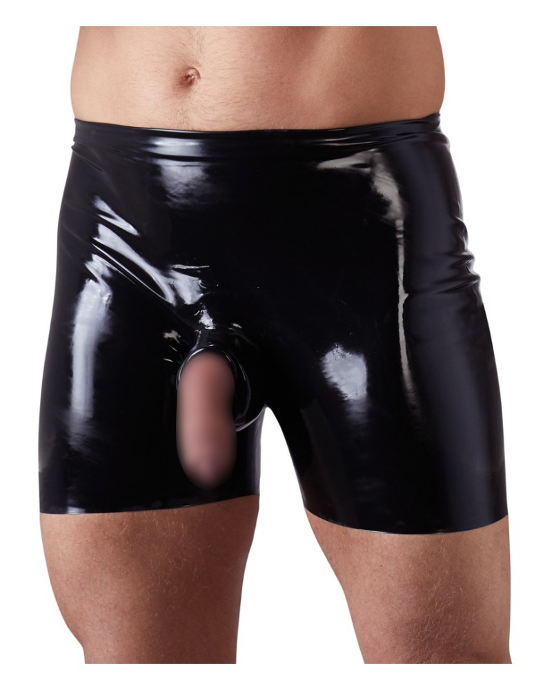 Short en latex avec Ouverture pénienne