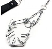Laisse avec collier Crochets pour pénis Laisse avec collier Crochets pour pénis