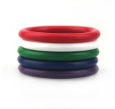 COCKRING SILICONE MULTI COLORE  - SET 5 PIECES