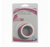 COCKRING SILICONE MULTI COLORE  - SET 5 PIECES