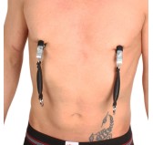 Pince à seins avec poids en cuir 80g X 2 - 2 pièces