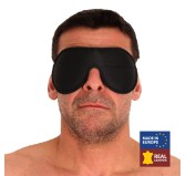 Masque en cuir Blind Leather Noir Masque en cuir Blind Leather Noir