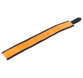 Collier en cuir 3 Anneaux D Orange-Noir Collier en cuir 3 Anneaux D Orange-Noir