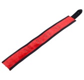 Collier en cuir 3 Anneaux D Rouge-Noir Collier en cuir 3 Anneaux D Rouge-Noir