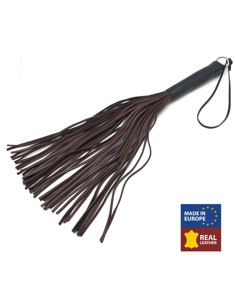 MARTINET BRINS EN CUIR MARRON - 50cm