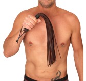 Martinet Lanières en cuir Marron 50cm Martinet Lanières en cuir Marron 50cm
