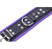 Menottes en cuir pour Poignets Noir-Violet Menottes en cuir pour Poignets Noir-Violet
