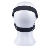 Masque en cuir avec Zip