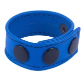 Cockring en cuir Cocky Bleu Cockring en cuir Cocky Bleu