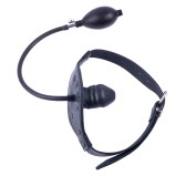Bâillon gonflable en cuir Embout Pénis 6cm Bâillon gonflable en cuir Embout Pénis 6cm