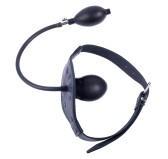 Bâillon gonflable en cuir Embout Pénis 6cm Bâillon gonflable en cuir Embout Pénis 6cm