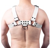 Harnais en cuir Buckle Blanc Harnais en cuir Buckle Blanc