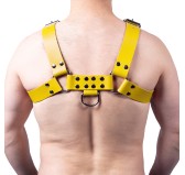 Harnais en cuir Buckle Jaune Harnais en cuir Buckle Jaune