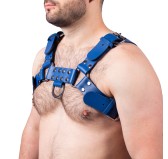 Harnais en cuir Buckle Bleu Harnais en cuir Buckle Bleu