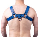 Harnais en cuir Buckle Bleu Harnais en cuir Buckle Bleu
